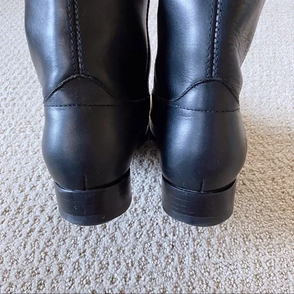 Frye black leather Melissa Button tall boot size 6.5 - Picture 4 of 13